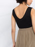 scoop neck sleeveless top